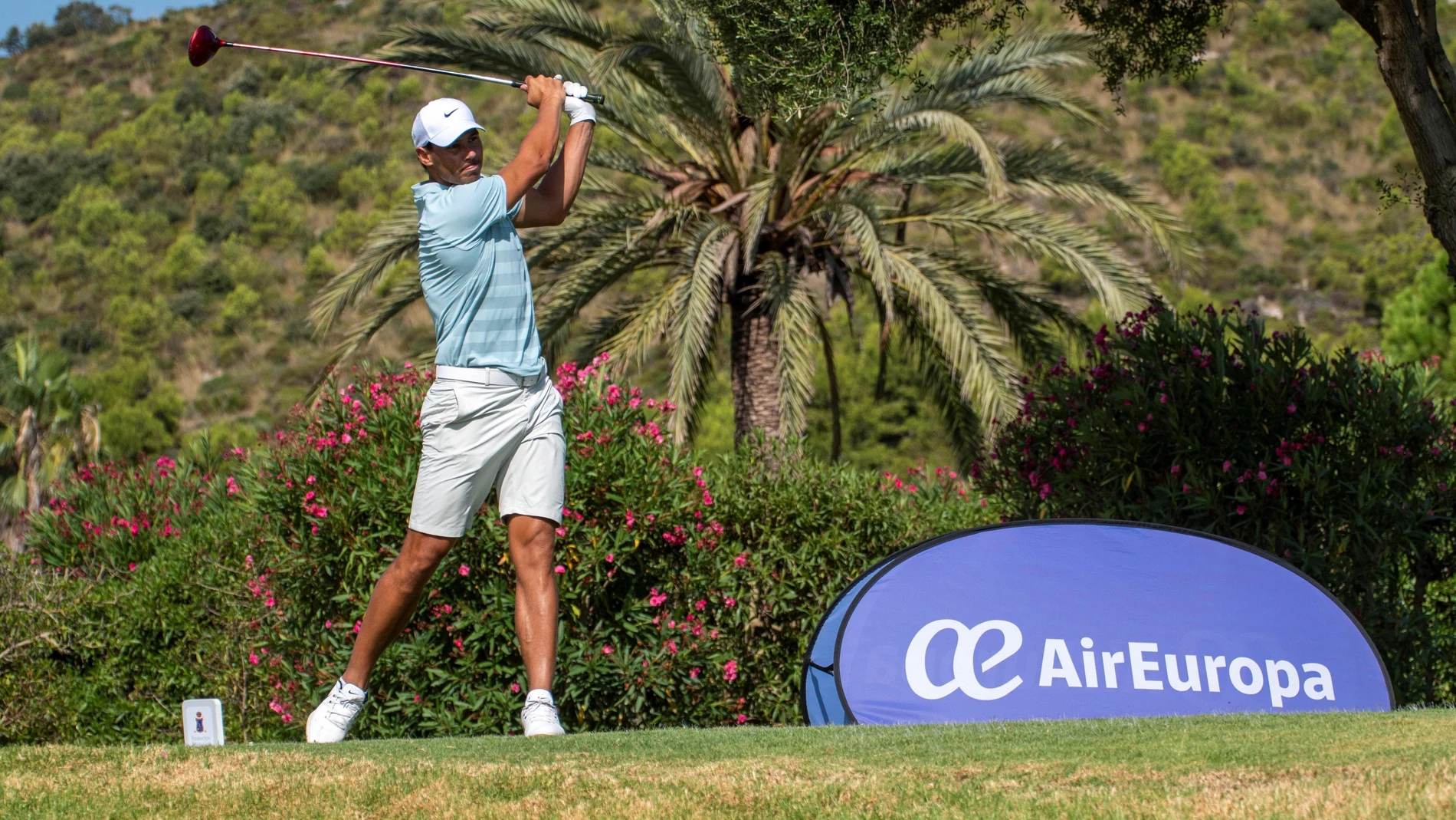 El tenista español Rafa Nadal ha participado en el Campeonato de Baleares Absoluto de Golf.