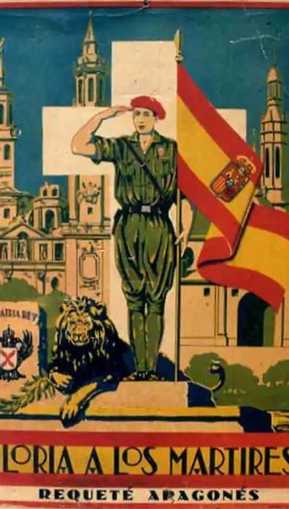 &quot;Gloria a los mártires&quot;, cartel de la Guerra Civil española