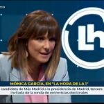 Mónica López en uno de sus últimos programas