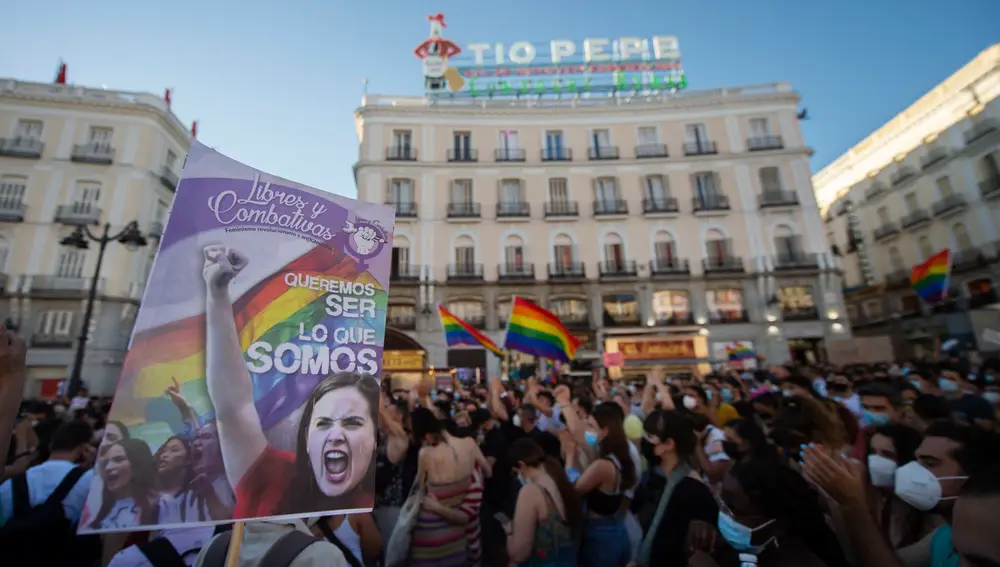 Cargas policiales en Madrid tras la concentración por el asesinato de Samuel