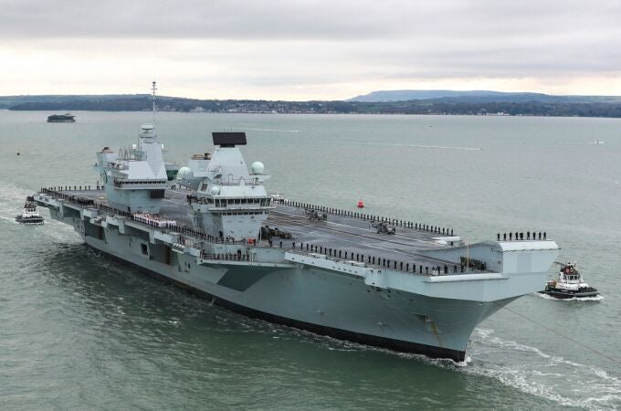 Esta es la millonaria factura de la reparación del portaaviones británico HMS Prince of Wales