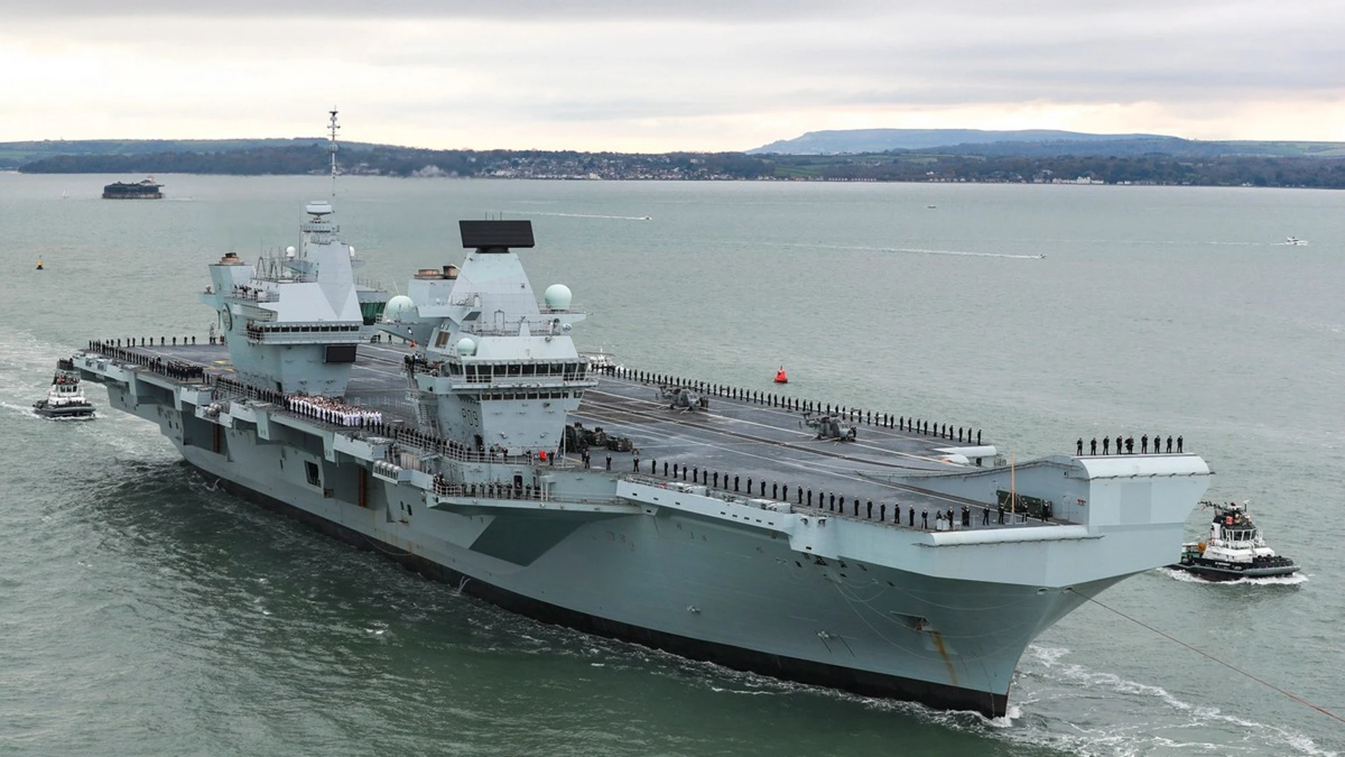 El portaaviones británico HMS Prince of Wales