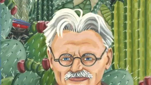 Retrato que Frida Kahlo realizó de Trotski