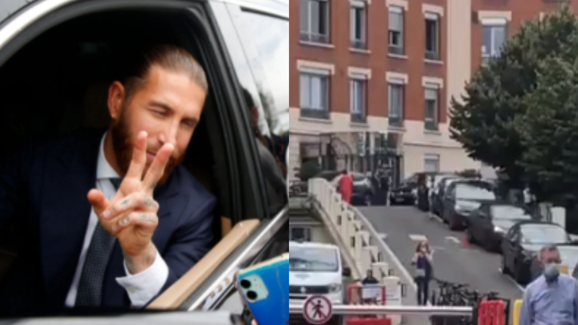 Ramos ha viajado a París con toda su familia