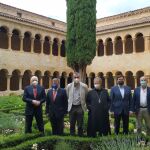Presentación en el claustro de Santo Domingo de Silos de la etapa que se iniciará en esta localidad burgalesa