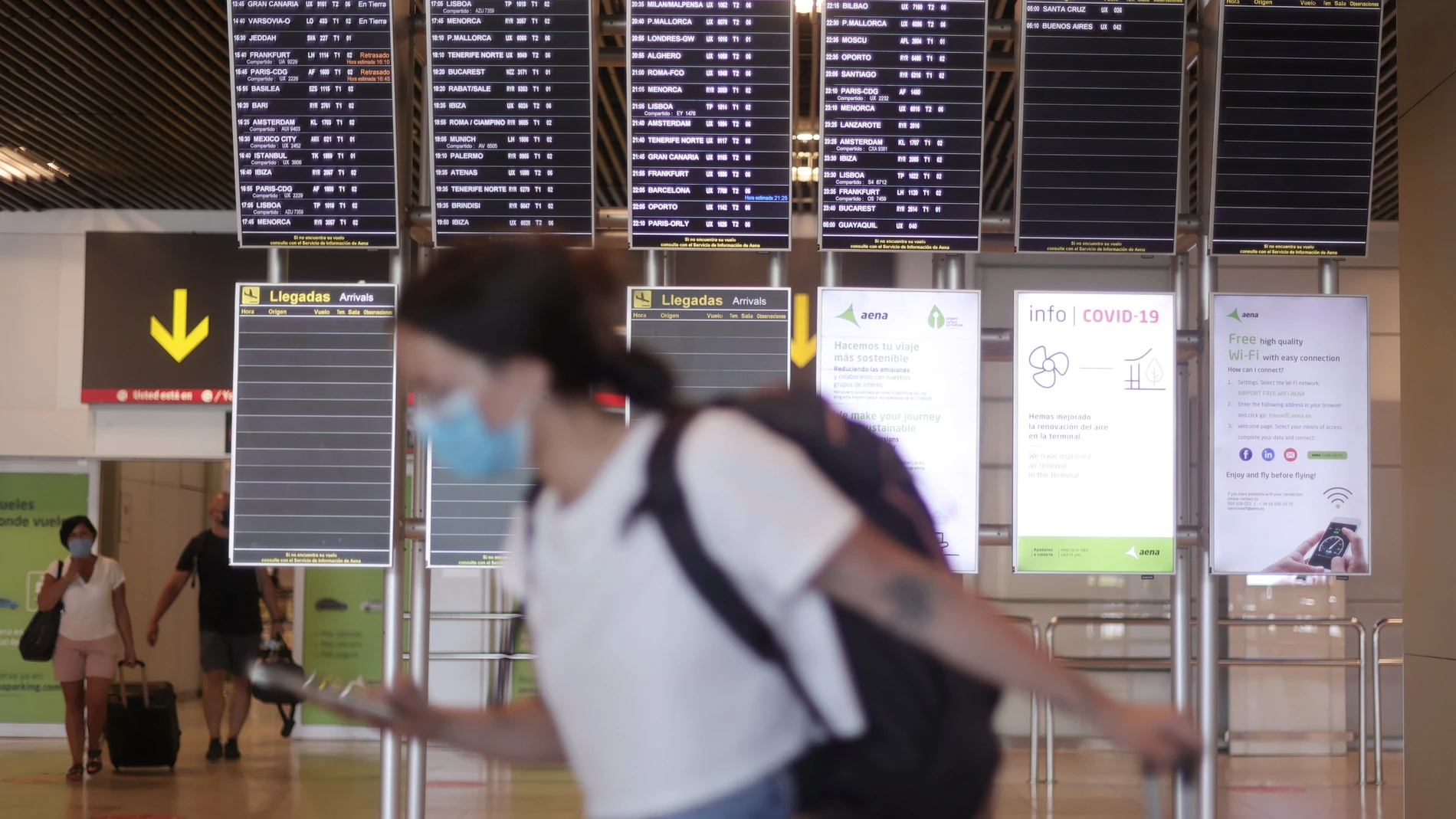 2,3 millones de pasajeros internacionales viajaron a España en junio, el mejor dato de la pandemia, aunque un 75% menos que en 2019