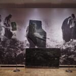El Museo Sorolla ha recompuesto, a partir de una fotografía, las tres piezas que quedan de "Entierro de Cristo", ofreciendo una idea a cómo sería la pintura original