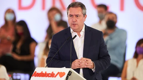 El candidato a la Junta de Andalucía y alcalde de Sevilla, Juan Espadas