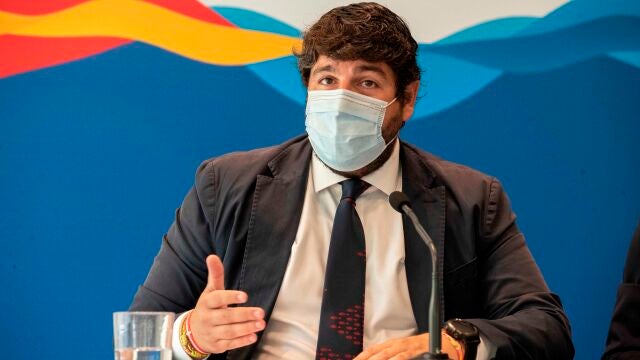 El presidente de la Región de Murcia, Fernando López Miras