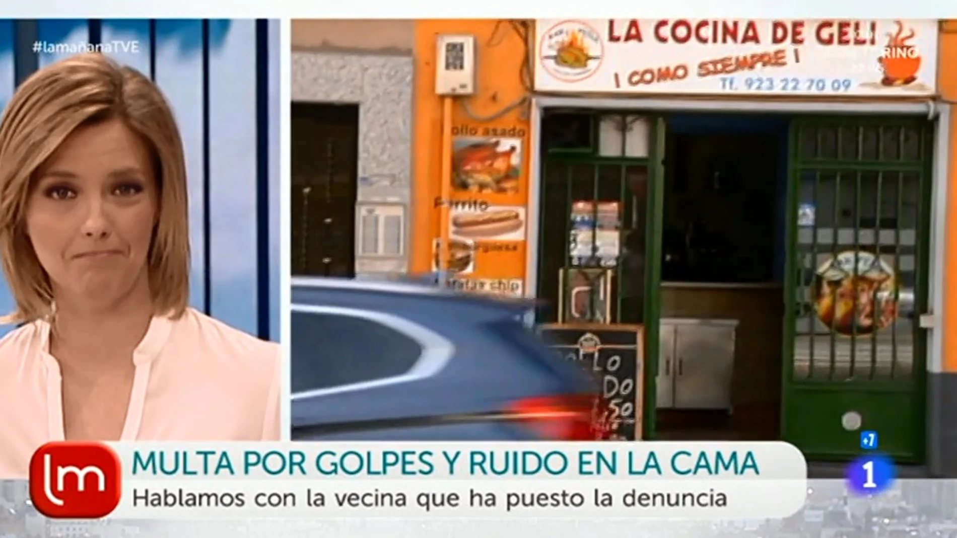 Reportaje de TVE sobre los ruidos de la vecina