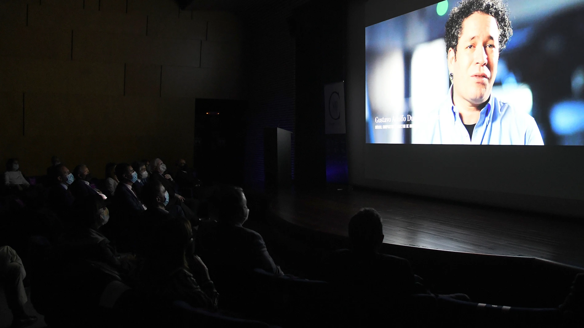 Acto de presentación del documental "La Catedral y el director. Dudamel en Burgos"