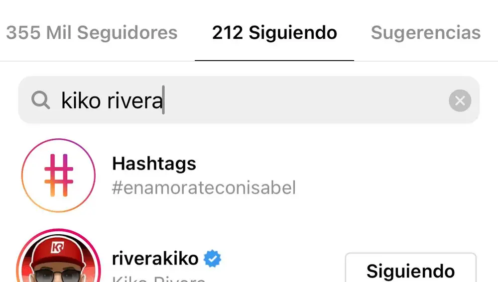 Isabel Pantoja vuelve a seguir a su hijo Kiko Rivera en Instagram