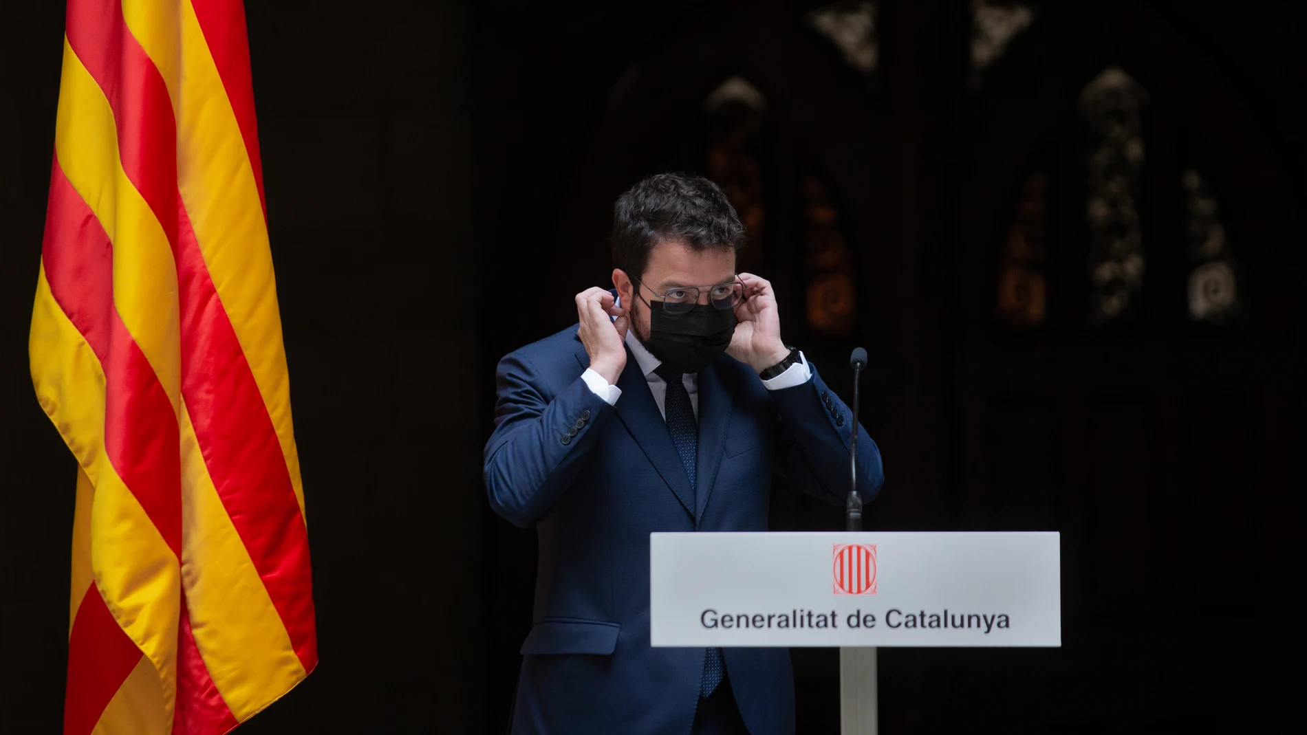 El presidente de la Generalitat de Cataluña, Pere Aragonès