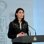 La ministra de Justicia, Pilar Llop, ha insistido en su comparecencia en La Moncloa en que el Gobierno respeta, pero "no comparte", la decisión del Tribunal Constitucional