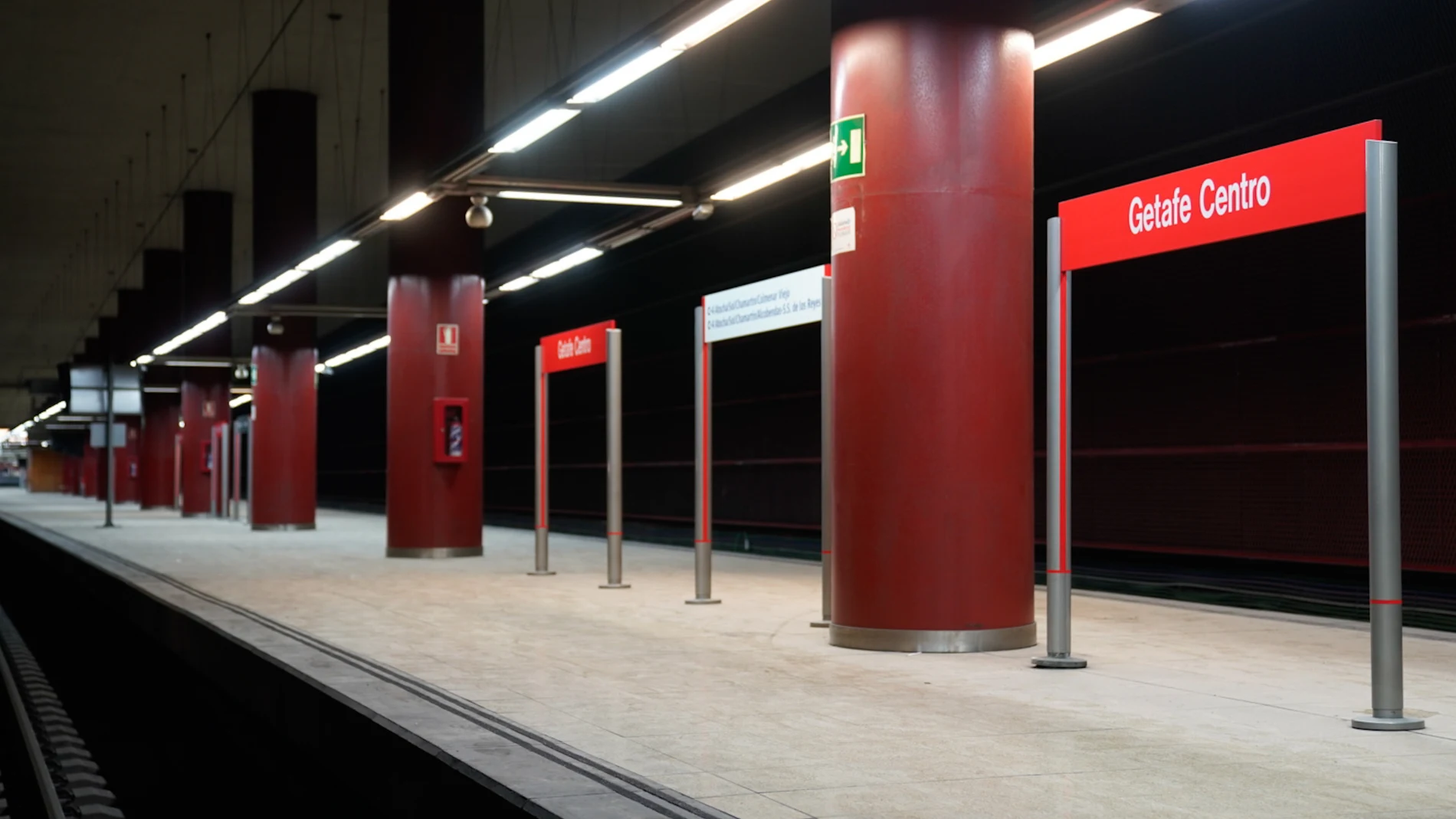 Estación de Getafe Centro, en la línea C4 de Cercanías Madrid, a 15 de julio de 2021, en Getafe, Madrid (España)