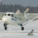 Un avión An-28 como el desaparecido en Siberia