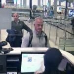 FILE â€” This Dec. 30, 2019, image from security camera video shows Michael L. Taylor, center, and George-Antoine Zayek at passport control at Istanbul Airport in Turkey. A Tokyo court handed down prison terms for the American father Michael Taylor and son Peter accused of helping Nissanâ€™s former chairman, Carlos Ghosn, escape to Lebanon while awaiting trial in Japan.(DHA via AP, File)