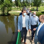 El consejero de la Presidencia, Ángel Ibáñez, visita la localidad de Ciudad Rodrigo para conocer las inversiones a cargo de la Junta