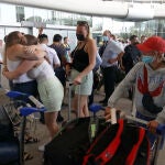 Llegada de turistas al aeropuerto de Málaga