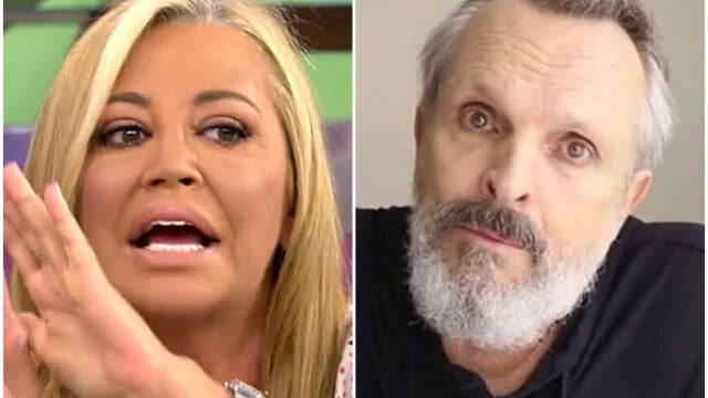 Belén Esteban y Miguel Bosé en un montaje de La Razón