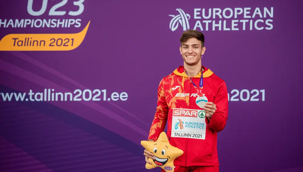 Jesús GÓMEZ Villadiego con la medalla de plata en los 200mlSportMedia / Europa Press11/07/2021