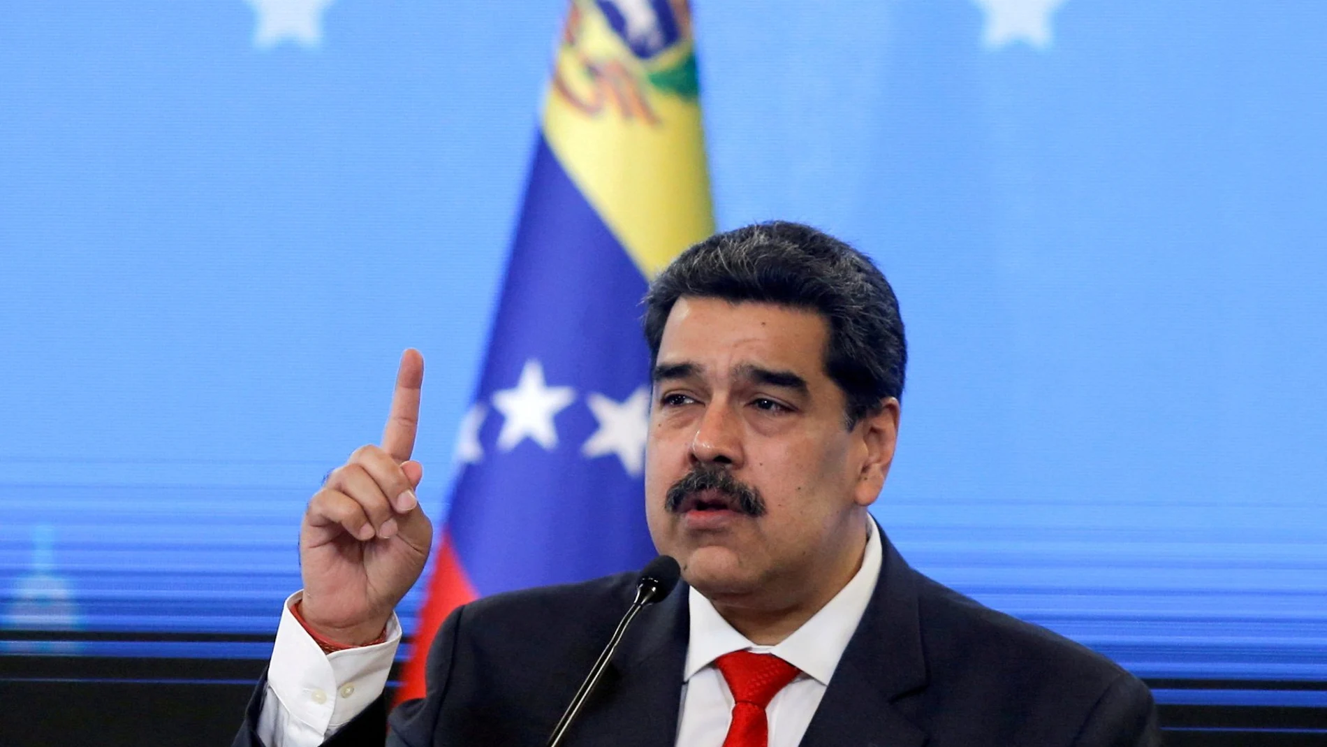 FILE PHOTO: Venezuelan President Nicolas Maduro gestures during a news conference on December 8, 2020. REUTERS/Manaure Quintero/File Photo