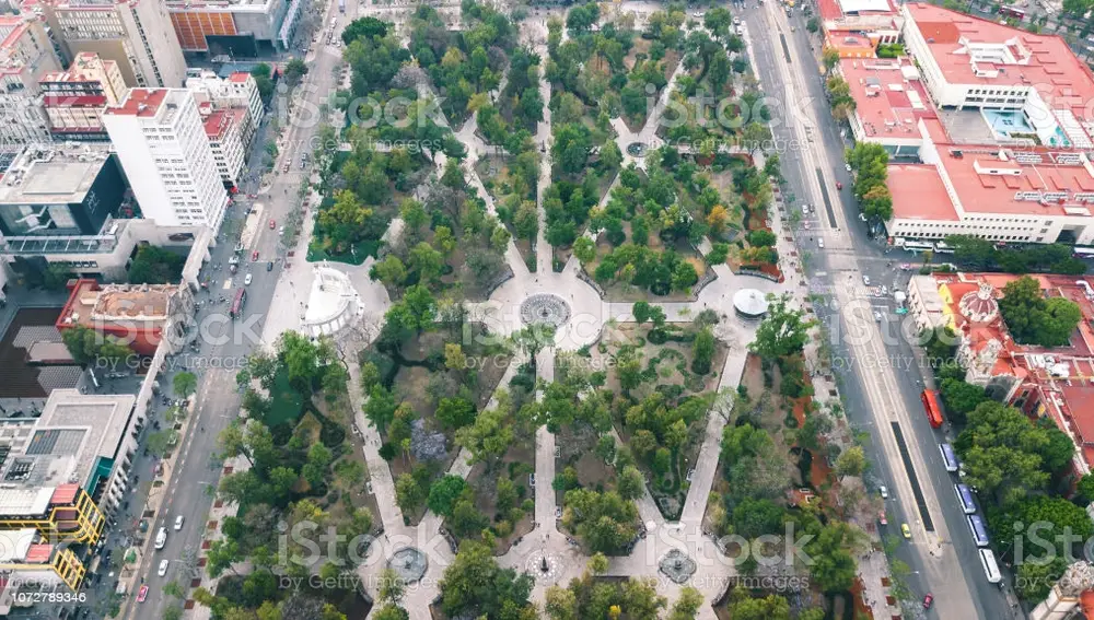 Alameda Central en Ciudad de México