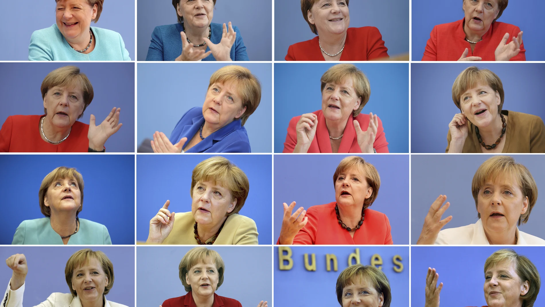 Un paseo por las 16 ruedas de prensa anuales (antes del verano) de la canciller Angela Merkel