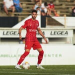 Sergi Gómez con el Sevilla.