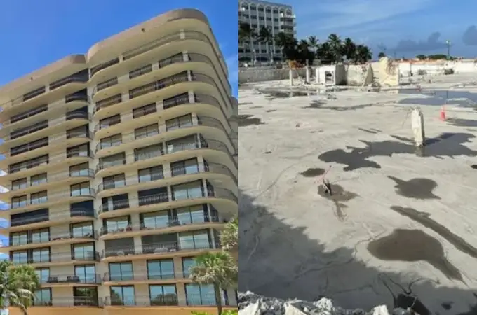 El antes y el después de la tragedia de Surfside