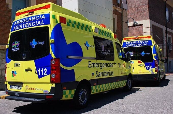Varias ambulancias del Sacyl se trasladaron al lugar de los hechos