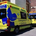 Varias ambulancias del Sacyl se trasladaron al lugar de los hechos