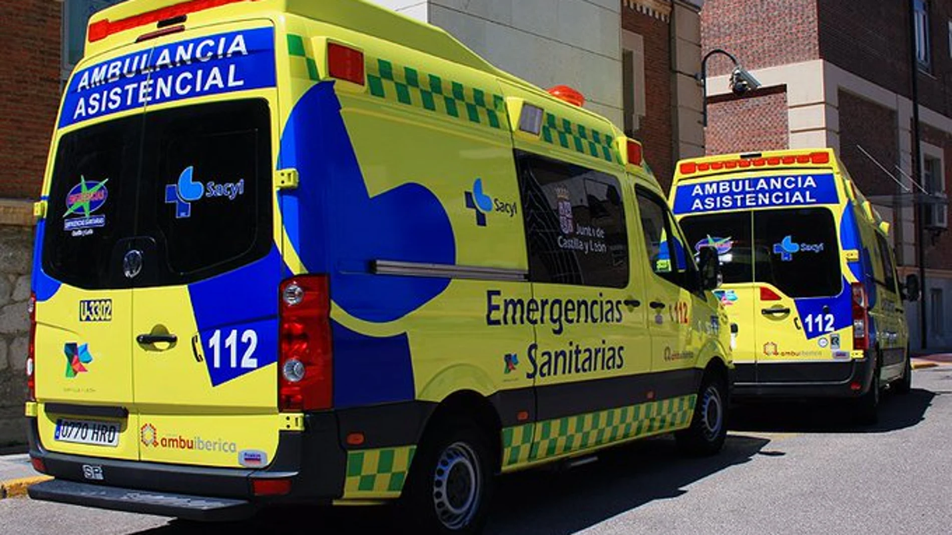 Varias ambulancias del Sacyl se trasladaron al lugar de los hechos