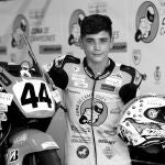 Foto tomada el 12 de junio del piloto onubense Hugo Millán, de 14 años