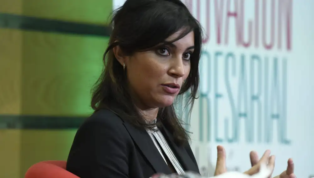 La directora de Responsabilidad Social de Mercadona en Andalucía, Laura Cruz, durante un momento de su intervención