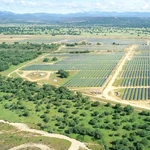 Planta fotovoltaica de Repsol en Valdecaballeros (Badajoz)