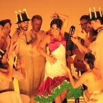 El Ballet Flamenco de Andalucía, durante su actuación en Granada
