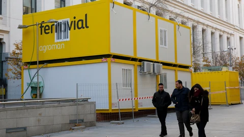 Caseta de obra de Ferrovial