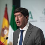 El vicepresidente de la Junta y consejero de Turismo, Regeneración, Justicia y Administración Local, Juan Marín