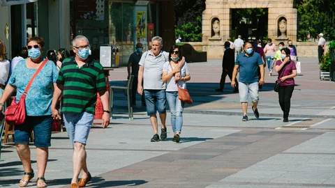 La mayoría de los sorianos continúan llevando la mascarilla pese a no ser obligatoria en exteriores