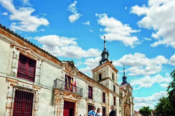 Vista de Nuevo Baztán, incluido en la lista de los Pueblos más Bonitos de España