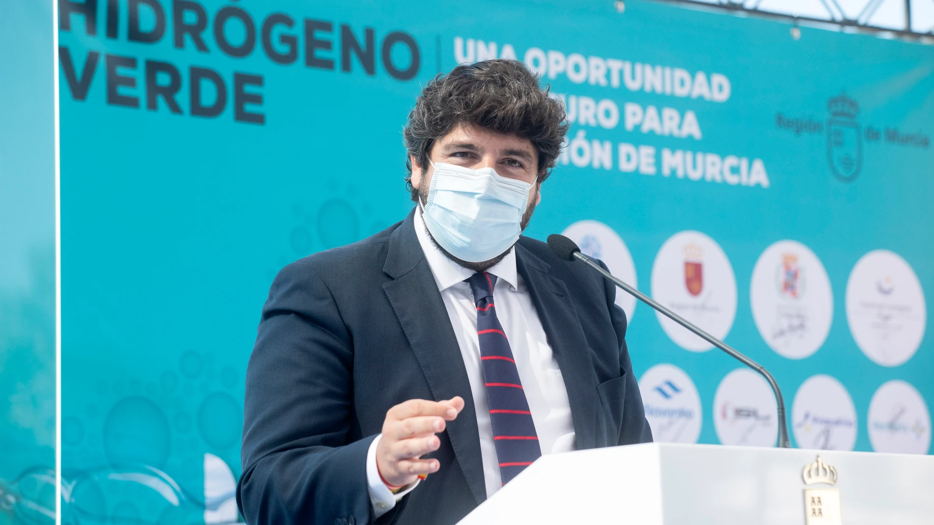 López Miras anuncia la creación de la Plataforma del Valle del Hidrógeno Verde de la Región de Murcia para el desarrollo coordinado de esta energía limpia, especialmente en el valle de Escombreras
