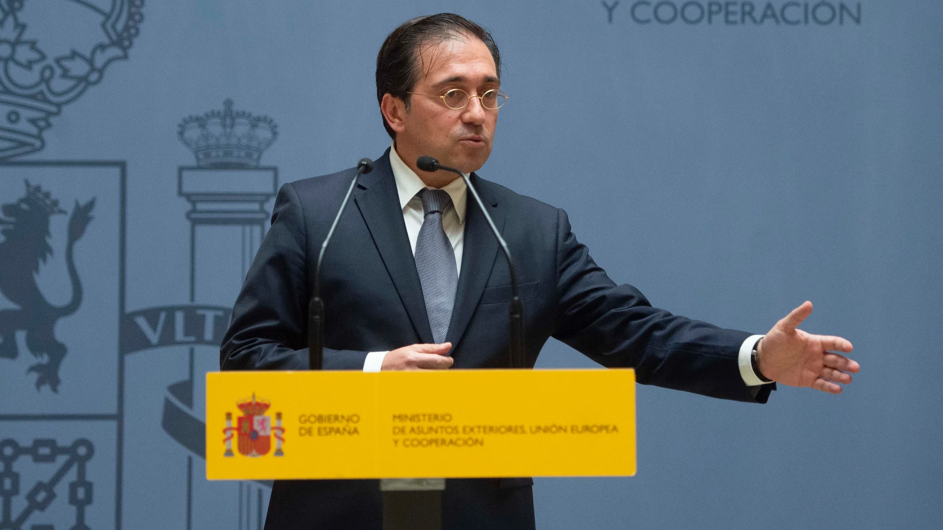 El ministro de Asuntos Exteriores, José Manuel Albares, sustituto de Arancha González Laya al frente de la diplomacia española