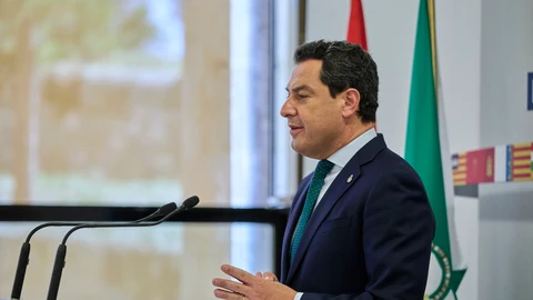 El presidente de la Junta de Andalucía, Juanma Moreno
