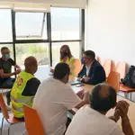 la consejera de Empleo e Industria, Ana carlota Amigo, se reúne con los representantes de la dirección de la empresa y de los trabajadores de LM Wind Power de Ponferrada