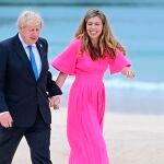 Boris Johnson y su esposa Carrie