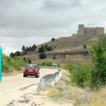 Vehículos este sábado a su paso por la A-2 a la altura de Medinaceli, durante la operación salida de vacaciones.