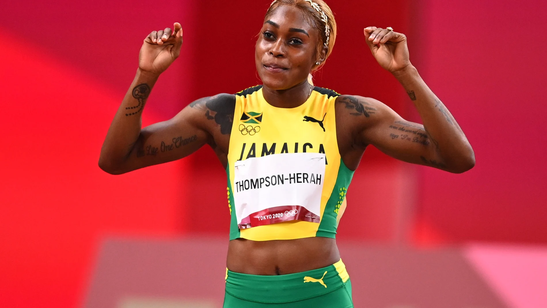 Elaine Thompson-Herah se impuso en la final de los 100 metros