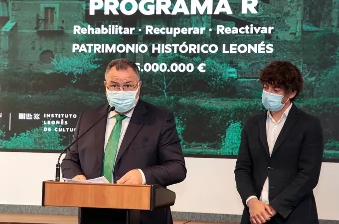 Un total de 31 proyectos se beneficiarán de los seis millones de euros del Programa R de recuperación de patrimonio histórico del Instituto Leonés de Cultura