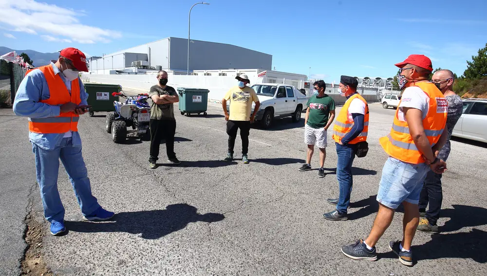 Segunda jornada de huelga general en la factoría LM de Ponferrada